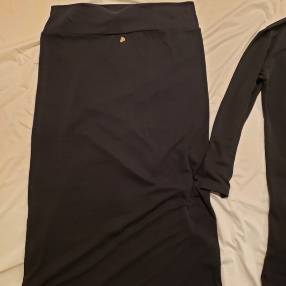 Daniella Faye Grey Ribbed Set, Size Medium - Picture 2 of 5